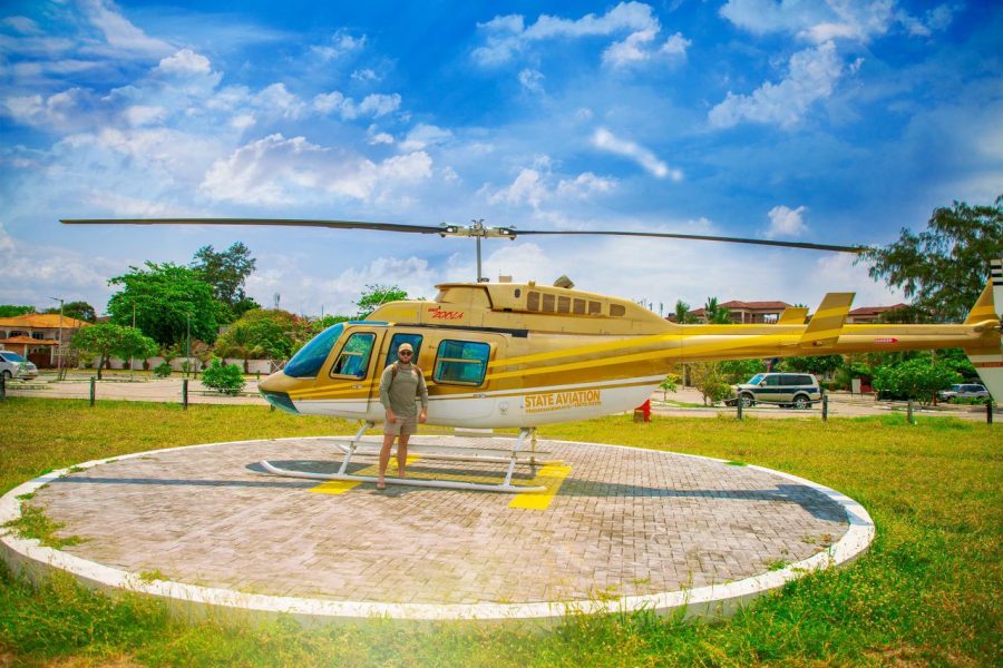 Helicopter tour